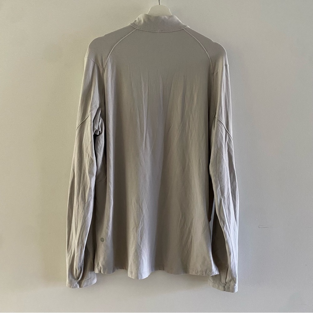 Lululemon Surge Warm Half Zip Sweater Jacket Gray‎ LM3CZ2S Men’s Size Large - Picture 5 of 9